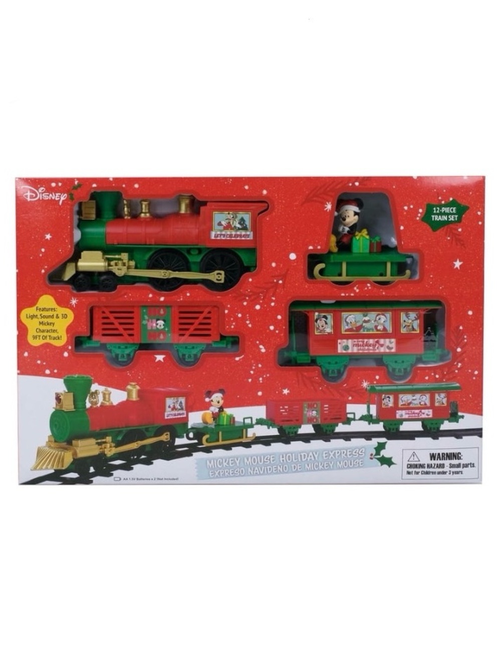 NIB. Disney Mickey Mouse Holiday Express Train Set